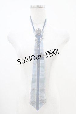 画像1: OZZ ANGELO / ローズハンティングネクタイ  ブルー H-25-10-20-1014-OO-ZA-KB-ZH