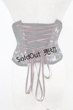 画像2: abilletage / バタフライコルセット ミニショート ブラック H-25-10-20-1016-GO-ZA-KB-ZH