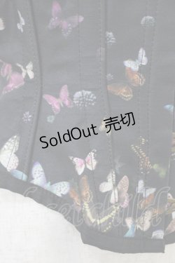 画像3: abilletage / バタフライコルセット ミニショート ブラック H-25-10-20-1016-GO-ZA-KB-ZH