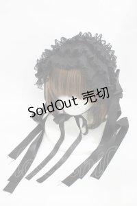 Luxmira / プリーツレースのヘッドドレス”Femme fatale”  ブラック H-25-10-20-1002-0-AC-KB-ZH