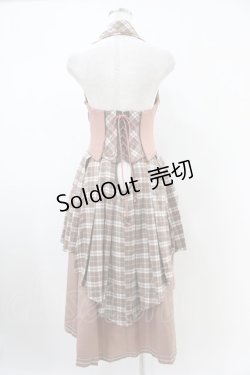 画像2: OZZ ANGELO / ローズハンティングベストワンピース  ピンク H-25-10-20-1022-OO-OP-KB-ZH