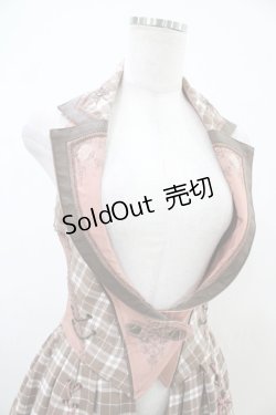 画像4: OZZ ANGELO / ローズハンティングベストワンピース  ピンク H-25-10-20-1022-OO-OP-KB-ZH