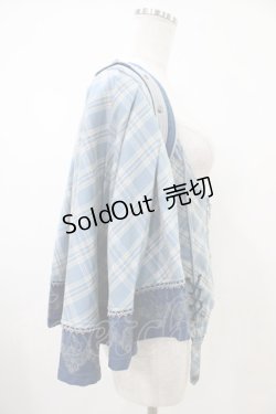 画像3: OZZ ANGELO / ローズハンティングケープ付きベスト  ブルー H-25-10-20-1025-OO-TO-KB-ZH