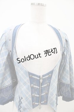 画像4: OZZ ANGELO / ローズハンティングケープ付きベスト  ブルー H-25-10-20-1025-OO-TO-KB-ZH