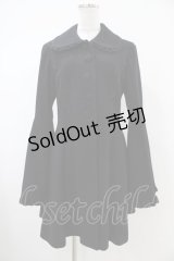 ATELIER PIERROT / ケープ付姫袖コート  ブラック H-25-10-20-1027-EL-CO-KB-ZH