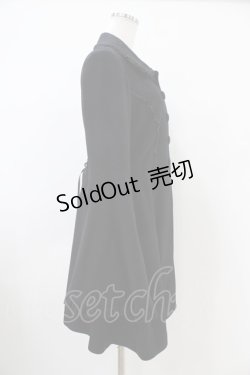 画像3: ATELIER PIERROT / ケープ付姫袖コート  ブラック H-25-10-20-1027-EL-CO-KB-ZH