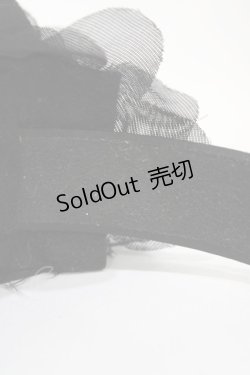 画像3: uf. / コサージュカチューシャ  黒 H-25-10-20-1003-0-AC-KB-ZH