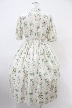 画像2: Melody BasKet / 植物図鑑ボウタイワンピース M アイボリー H-25-10-20-1029-LO-OP-KB-ZH