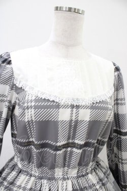 画像4: Melody BasKet / Melodyタータンティアードワンピース M グレー H-25-10-20-1031-LO-OP-KB-ZH