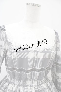 画像4: Melody BasKet / Melodyタータンティアードワンピース M グレー H-25-10-20-1031-LO-OP-KB-ZH