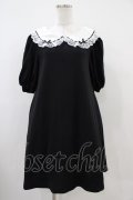 Ank Rouge / はしごレースカットワンピース M ブラック H-25-10-21-031-CA-OP-NS-ZH