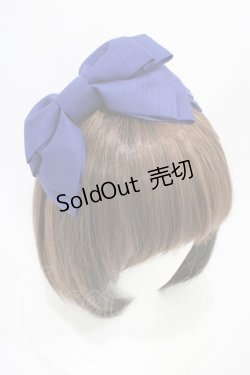 画像1: Enchantlic Enchantilly / ローズレースリボンカチューシャ  ブルー H-25-10-21-005-LO-AC-NS-ZH
