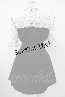 画像2: Rojita / ハートドットレースアップ半袖ワンピース Free ブラック H-25-10-21-032-LO-OP-NS-ZH