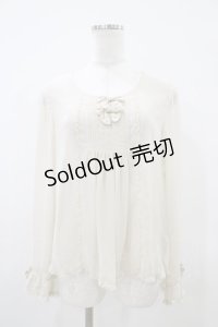 PINK HOUSE / シアーリボンブラウス Free 生成り H-25-10-21-056-LO-BL-NS-ZH