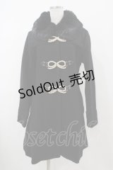 LIZ LISA / パールリボンビットコート Free ブラック H-25-10-21-061-LO-CO-NS-ZH