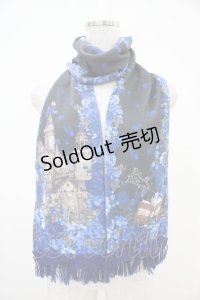 Enchantlic Enchantilly / いばらの城マフラー  ブラック H-25-10-21-008-LO-ZA-NS-ZH