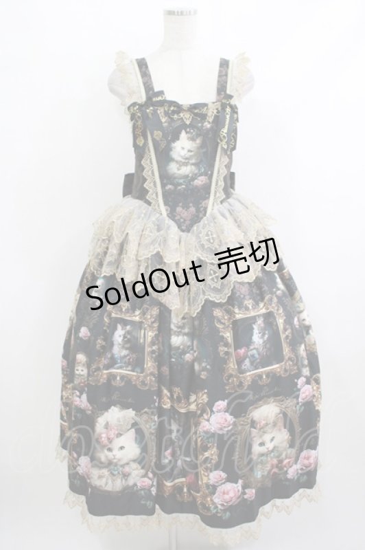 画像1: Royal Princess Alice / マリーニャントワネットドレス Free ブラック H-25-10-21-1001-LO-OP-NS-ZH (1)