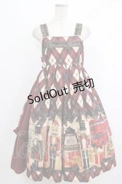 画像1: ALICE and the PIRATES / Nostalgic Gift〜くるみ割り人形と大切な想い出〜ジャンパースカートII Free ボルドー H-25-10-21-1003-PA-OP-NS-ZH