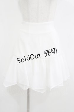 画像1: An MILLE / ボイルダブルヘムフレアミニスカート Free オフ H-25-10-21-1028-EL-SK-NS-ZH