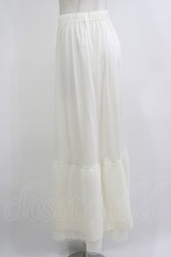画像2: axes femme / 選べる着丈レースペチスカート L 生成り H-25-10-21-1029-AX-SK-NS-ZH