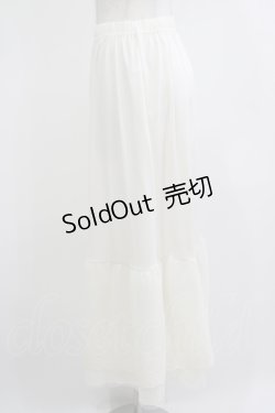 画像2: axes femme / 選べる着丈レースペチスカート L 生成り H-25-10-21-1029-AX-SK-NS-ZH