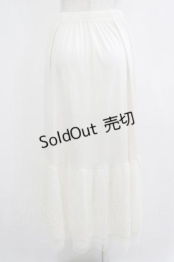 画像3: axes femme / 選べる着丈レースペチスカート L 生成り H-25-10-21-1029-AX-SK-NS-ZH
