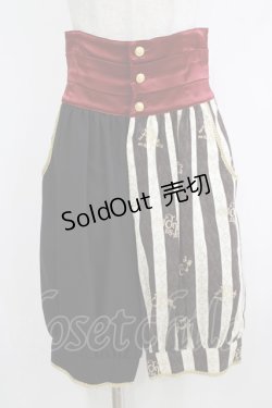 画像1: ALICE and the PIRATES / 月影誘う白黒闇夜の案内人パンツ Free ブラック H-25-10-21-1036-PA-PA-NS-ZH