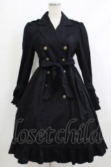 ALICE and the PIRATES / Gladiolus emblemトレンチコート Free ブラック H-25-10-21-1004-PA-CO-NS-ZH