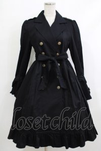 ALICE and the PIRATES / Gladiolus emblemトレンチコート Free ブラック H-25-10-21-1004-PA-CO-NS-ZH