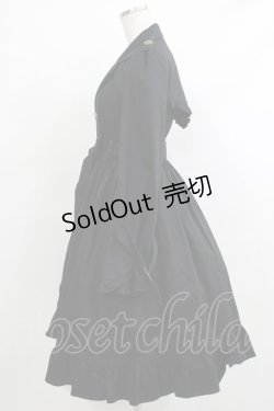 画像2: ALICE and the PIRATES / Gladiolus emblemトレンチコート Free ブラック H-25-10-21-1004-PA-CO-NS-ZH