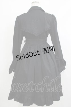 画像3: ALICE and the PIRATES / Gladiolus emblemトレンチコート Free ブラック H-25-10-21-1004-PA-CO-NS-ZH