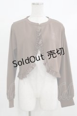 m petit by misako / MSKバラBフリルボレロ L ブラウン H-25-10-21-1052-LO-TO-NS-ZH