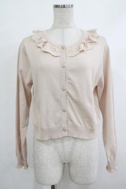 画像1: m petit by misako / TT*AOKフリルニットCD L ピンク H-25-10-21-1053-LO-TO-NS-ZH