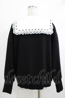 画像3: Secret Honey / フリルセーラー裏起毛トップス Free ブラック H-25-10-21-1056-CA-TO-NS-ZH