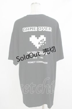 画像3: Honey Cinnamon / GAMERシナモンTシャツ Free ブラック H-25-10-21-1058-LO-TS-NS-ZH