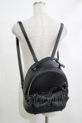 Maison de FLEUR / ビッグリボンリュック  ブラック H-25-10-21-1064-LO-BG-NS-ZH