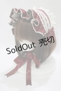 ALICE and the PIRATES / My Dear Dollフリルヘッドドレス  ボルドー H-25-10-21-1071-PA-AC-NS-ZH