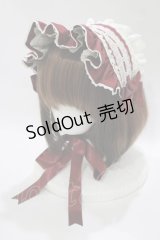 ALICE and the PIRATES / My Dear Dollフリルヘッドドレス  ボルドー H-25-10-21-1071-PA-AC-NS-ZH