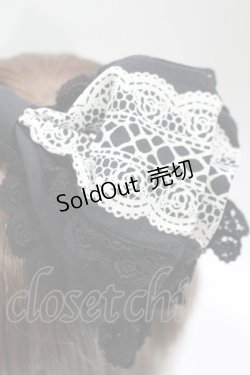 画像2: ALICE and the PIRATES / The END of immortal EDEN柄カチューシャ  ブラック H-25-10-21-1074-PA-AC-NS-ZH