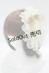 BABY,THE STARS SHINE BRIGHT / Julietのためのソネットレースカクテルヘッドドレス  生成り H-25-10-21-1075-BA-AC-NS-ZH