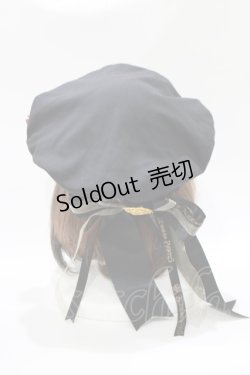 画像2: ALICE and the PIRATES / 聖歌隊ベレー帽  ブラック H-25-10-21-1076-PA-AC-NS-ZH