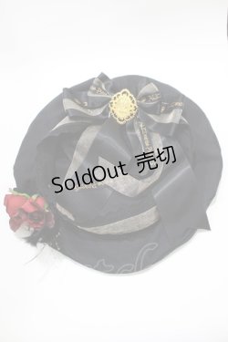 画像3: ALICE and the PIRATES / 聖歌隊ベレー帽  ブラック H-25-10-21-1076-PA-AC-NS-ZH