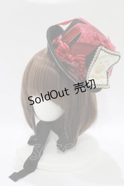 画像1: ALICE and the PIRATES / 月影誘う白黒闇夜の案内人ミニハット  ブラック H-25-10-21-1080-PA-AC-NS-ZH