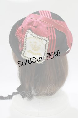 画像2: ALICE and the PIRATES / 月影誘う白黒闇夜の案内人ミニハット  ブラック H-25-10-21-1080-PA-AC-NS-ZH