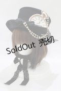 ALICE and the PIRATES / Milky Rail Train clockシルクハット  ブラック H-25-10-21-1081-PA-AC-NS-ZH