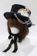 画像1: ALICE and the PIRATES / Milky Rail Train clockシルクハット  ブラック H-25-10-21-1081-PA-AC-NS-ZH (1)