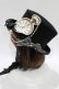 画像2: ALICE and the PIRATES / Milky Rail Train clockシルクハット  ブラック H-25-10-21-1081-PA-AC-NS-ZH (2)