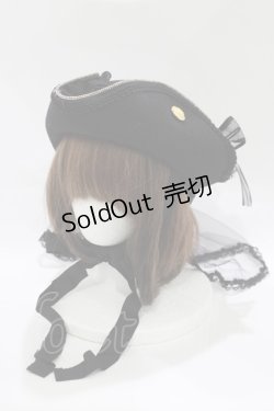 画像1: ALICE and the PIRATES / フィヨルドパイレーツハット  ブラック H-25-10-21-1082-PA-AC-NS-ZH
