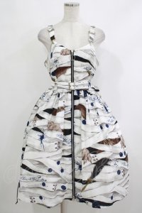 ALICE and the PIRATES / Wolf the ripper柄ジャンパースカート Free ネイビー H-25-10-21-1008-PA-OP-NS-ZH