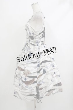 画像2: ALICE and the PIRATES / Wolf the ripper柄ジャンパースカート Free ネイビー H-25-10-21-1008-PA-OP-NS-ZH